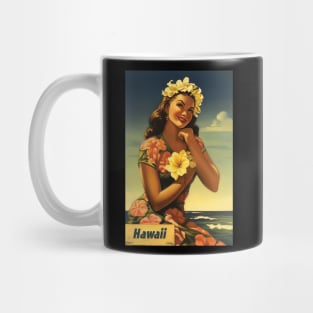 Hawaii, Travel poster Mug